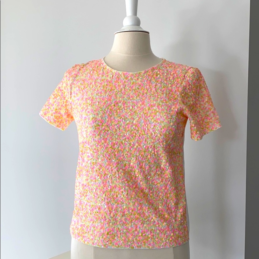 JCrew Women’s Sequin T-shirt